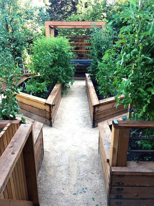 Оригинальный ландшафтный дизайн небольшого сада - фото 9