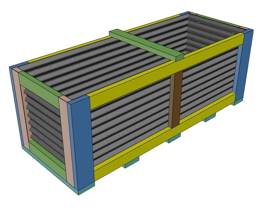 Грядка для рассады из кровли - фото 7