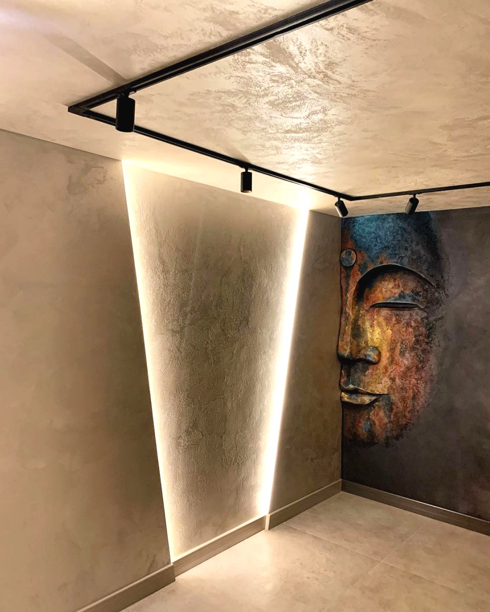 Оригинальный декор  стены из бетона - фото 13