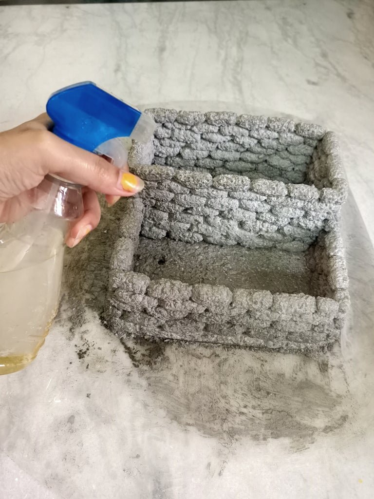 Цветочный горшок из цемента своими руками - фото 15