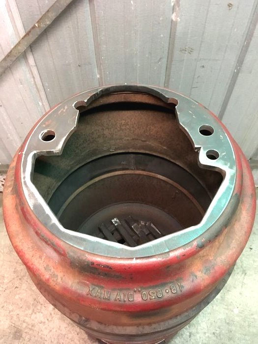 Буржуйка из тормозных барабанов - фото 11