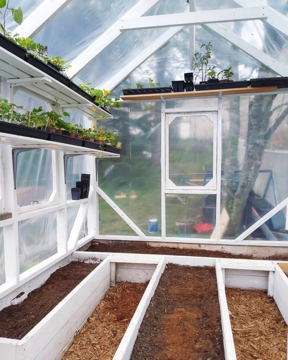 Оранжерея своими руками на даче - фото 7