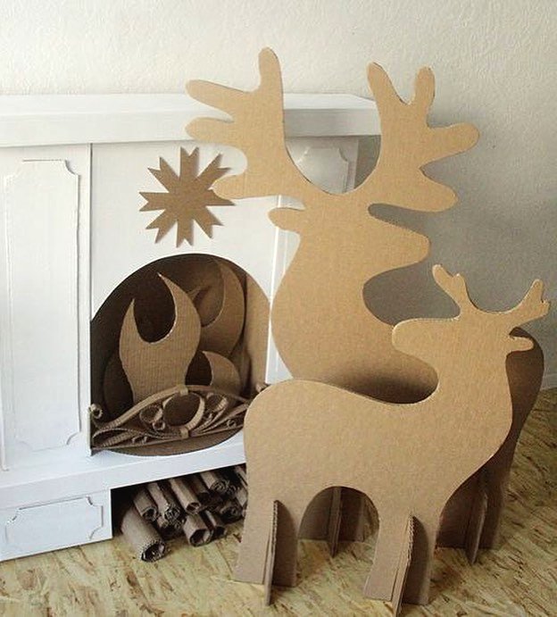 Новогодний олень своими руками - фото 6