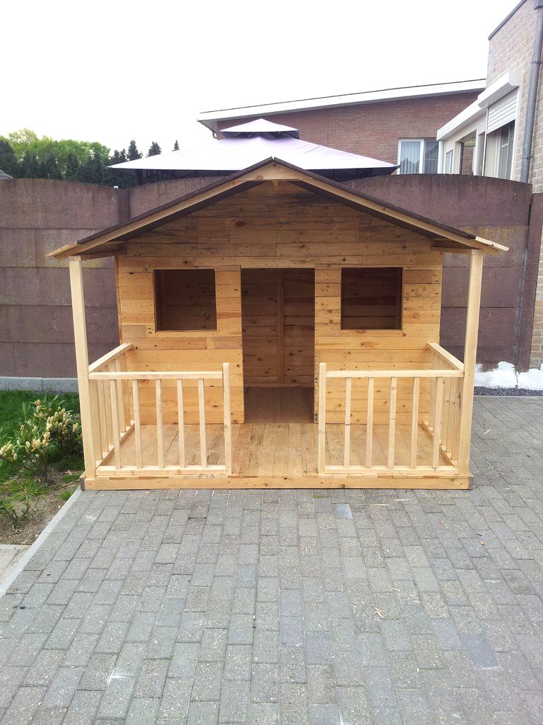 Игровой домик из поддонов - фото 9