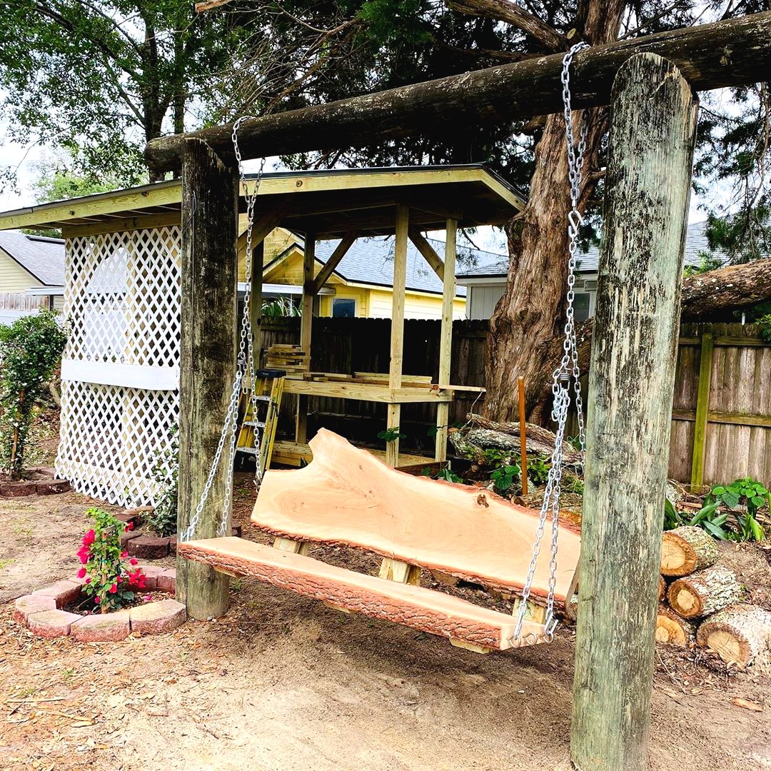 Интересные садовые качели - фото 2