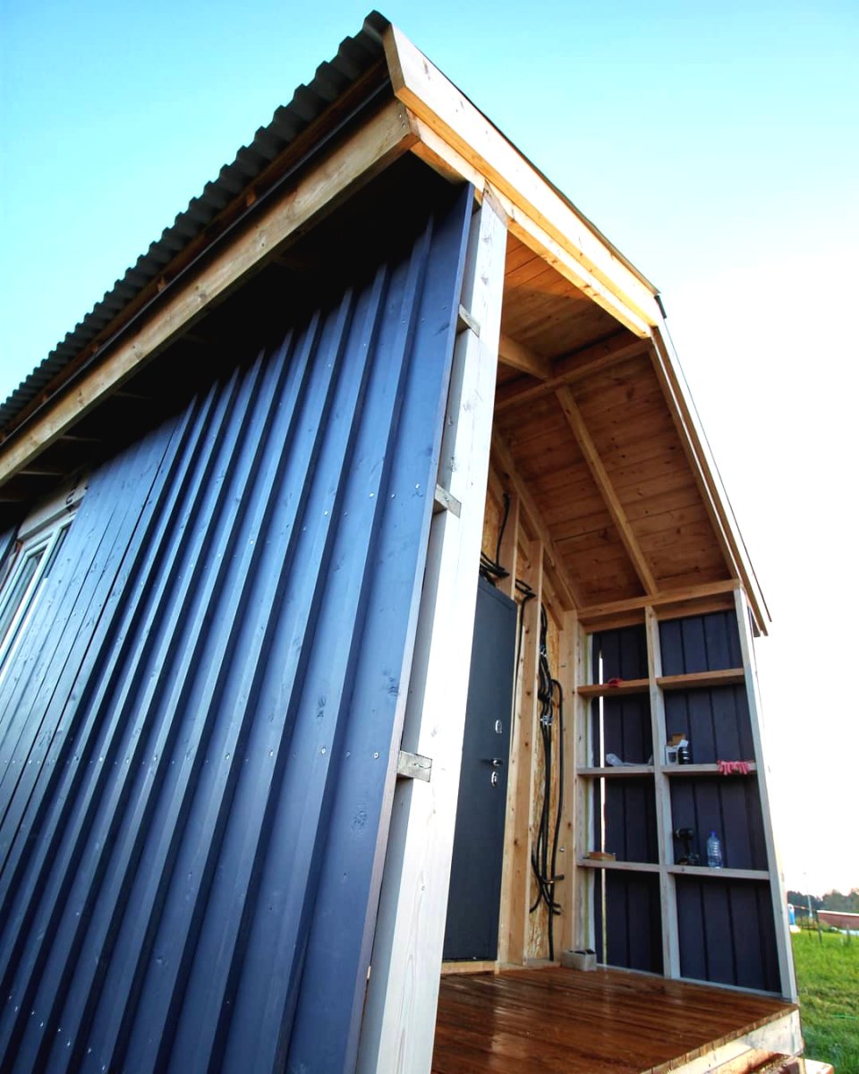 Мини дом своими руками из дерева - фото 18