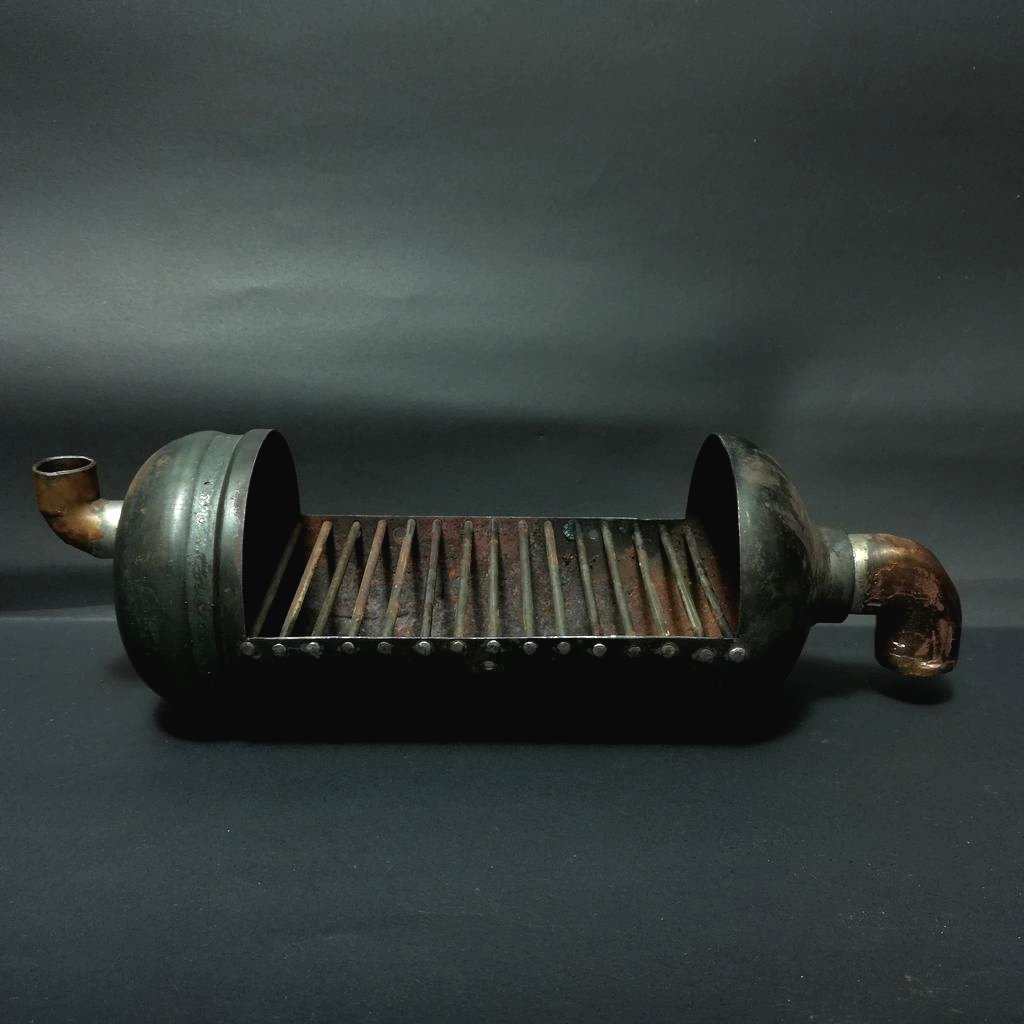 Маленькая коптильня из старых огнетушителей - фото 11