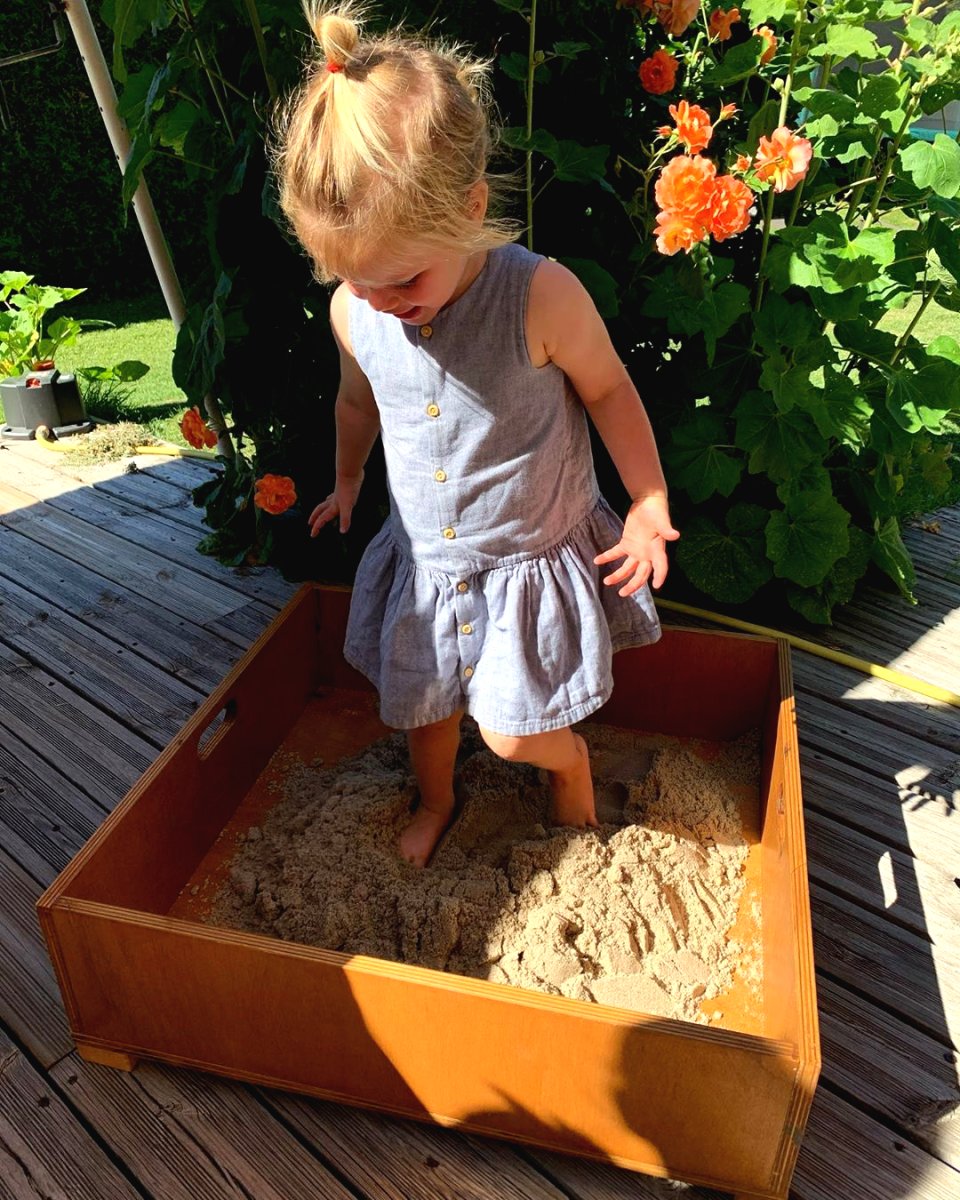 Песочница на даче своими руками - фото 5