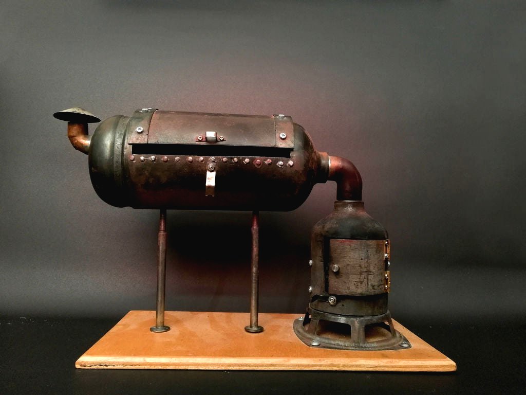 Маленькая коптильня из старых огнетушителей - фото 37