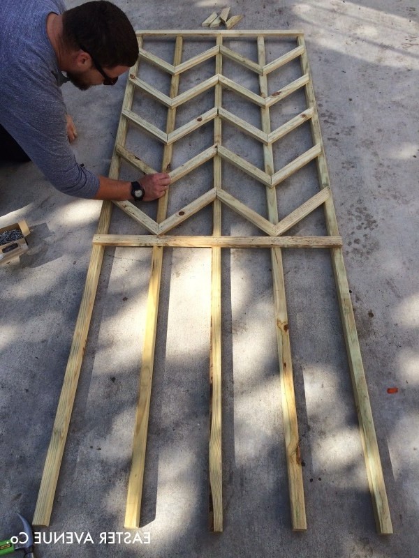 Декоративная решётка из дерева - фото 10