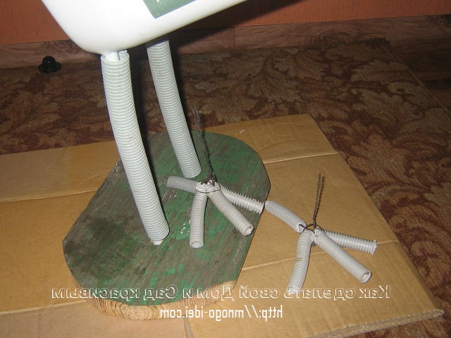 Птица Глухарь из пластиковых бутылок - фото 4