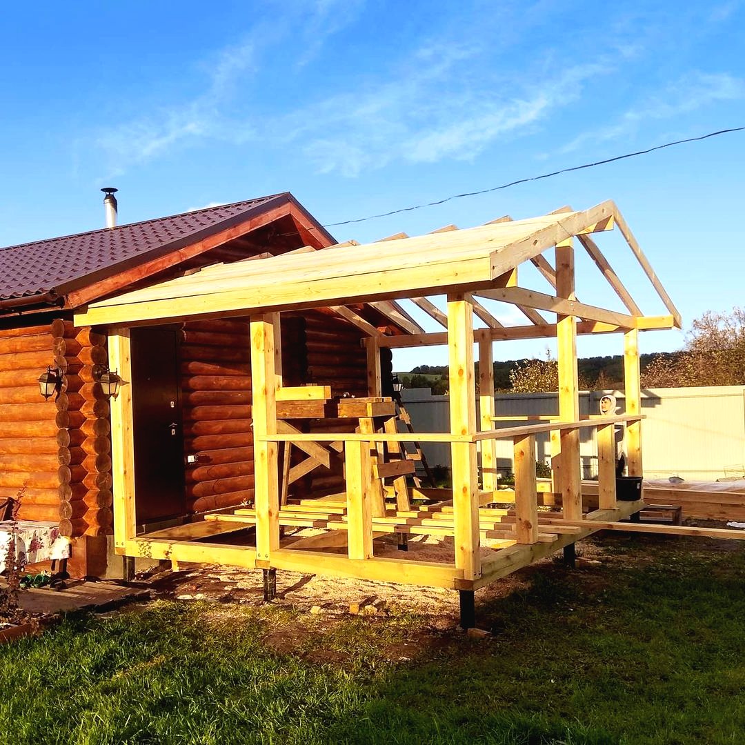 Классная беседка из дерева своими руками - фото 7