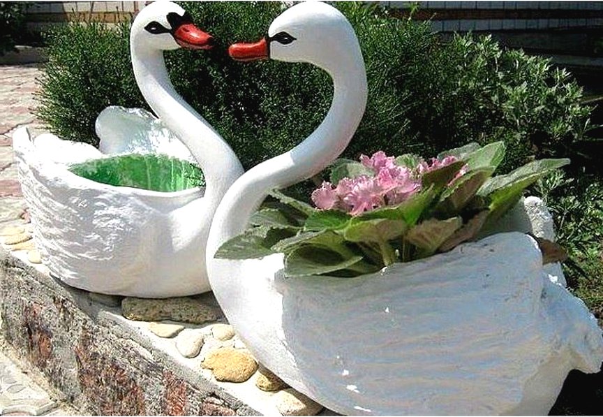 Кашпо для дачи своими руками - фото 7