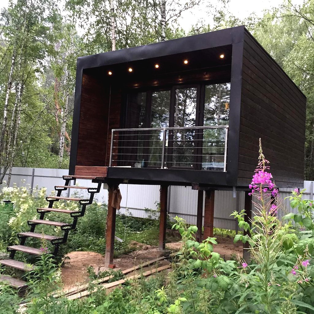 Мини-домик на столбах - фото 5