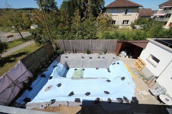 Бассейн в пруду - фото 9