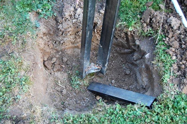 Пергола из железных профилей - фото 19