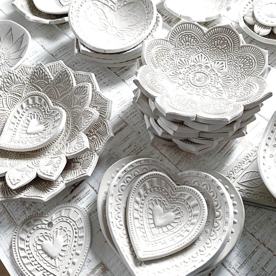 Оригинальные глиняные тарелки - фото 7