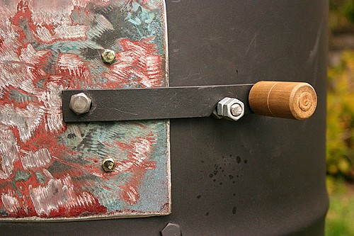 Печь из бочки - фото 12