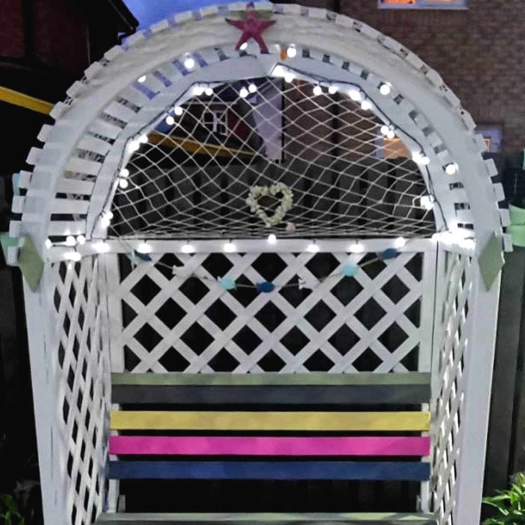 Оригинальная беседка для дачи - фото 4