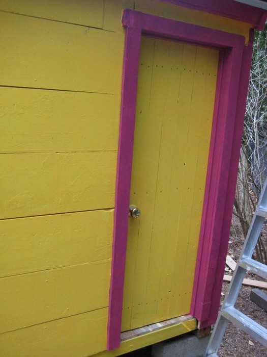 Игровой домик для детей из поддонов - фото 38