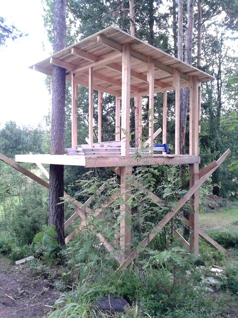 Детский деревянный домик на дереве - фото 5