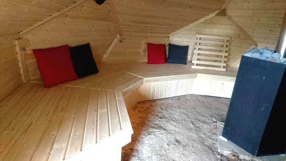 Сауна в форме геодезического купола - фото 45