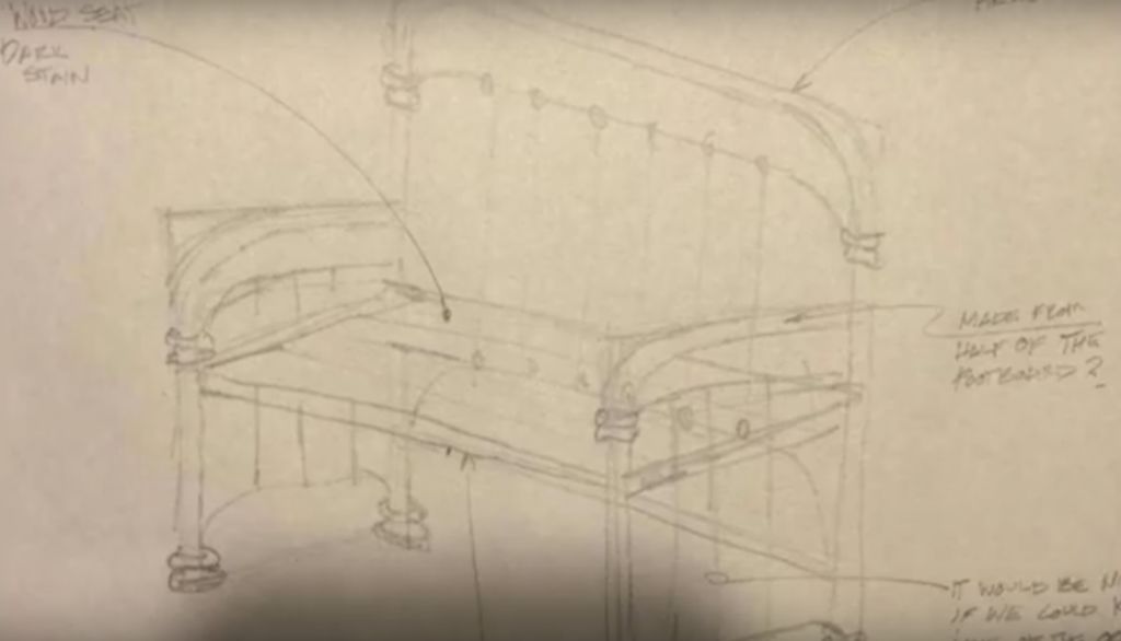 Кровать на скамейку - металлическая версия - фото 3