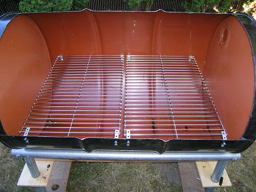 Мангал из железной бочки - фото 5