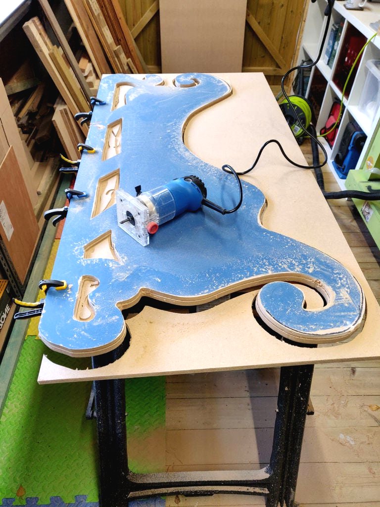 Рождественские сани из фанеры - фото 7