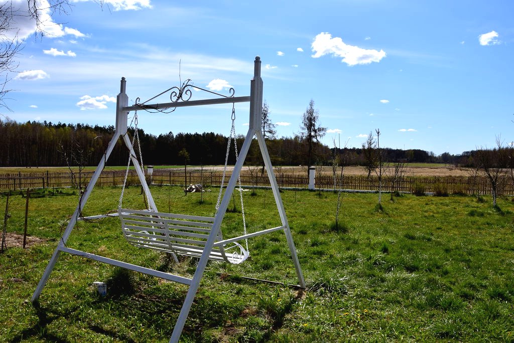 Садовые качели из железа - фото 2