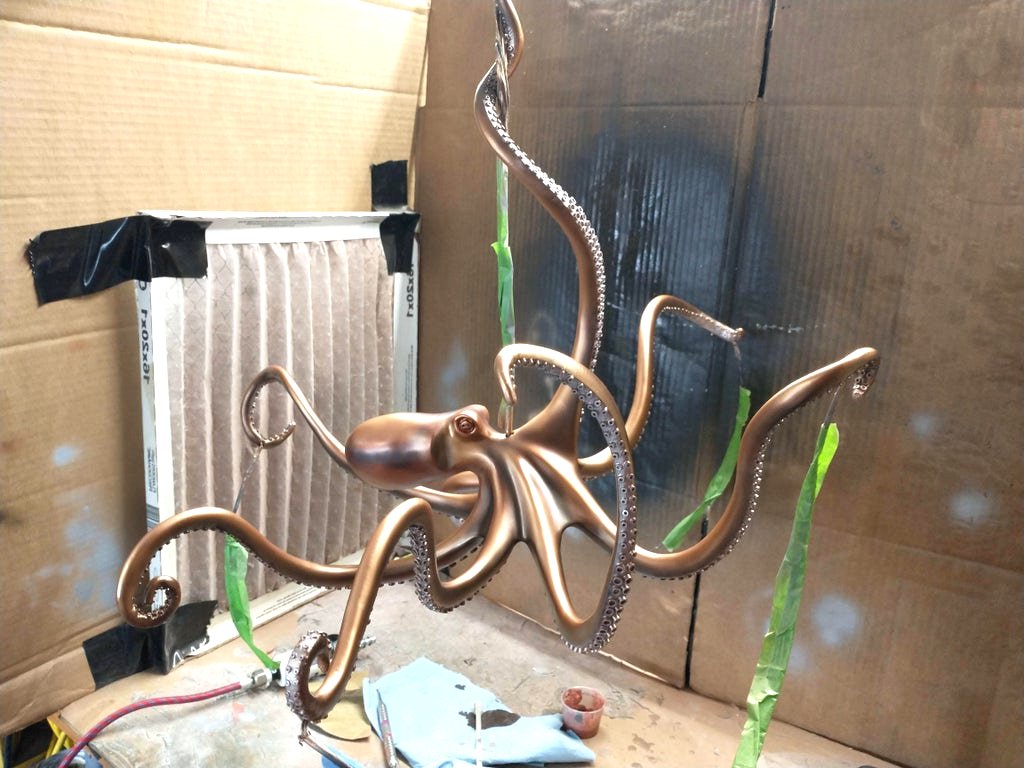 Оригинальная потолочная лампа - фото 46