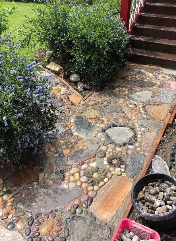 Каменная мозаика для сада - фото 7