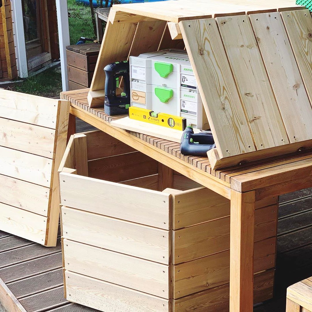 Высокая грядка из дерева - фото 7