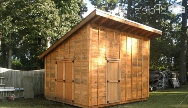 Мастерская построенная из поддонов - фото 9