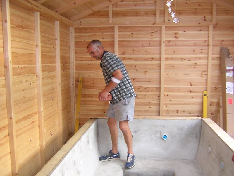 Оригинальное джакузи под навесом - фото 25