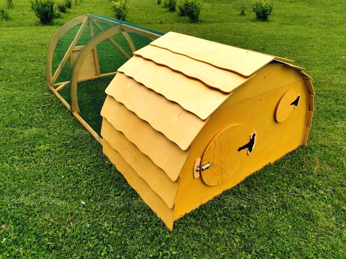 Уличный домик для цыплят - фото 4