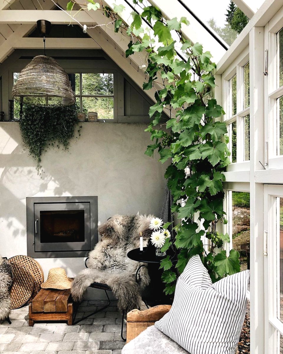 Оранжерея с дровяной печью - фото 4