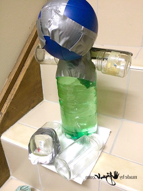 Оригинальный фонарь из бетона - фото 3