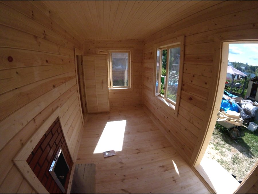 Небольшая банька 4х4 - фото 14