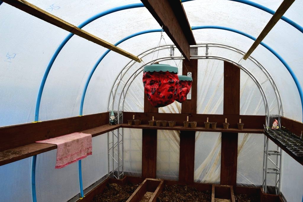 Оригинальный парник из алюминиевых стоек - фото 13
