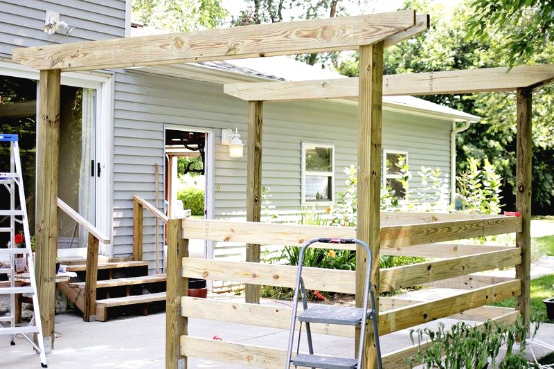 Пергола из дерева - фото 14