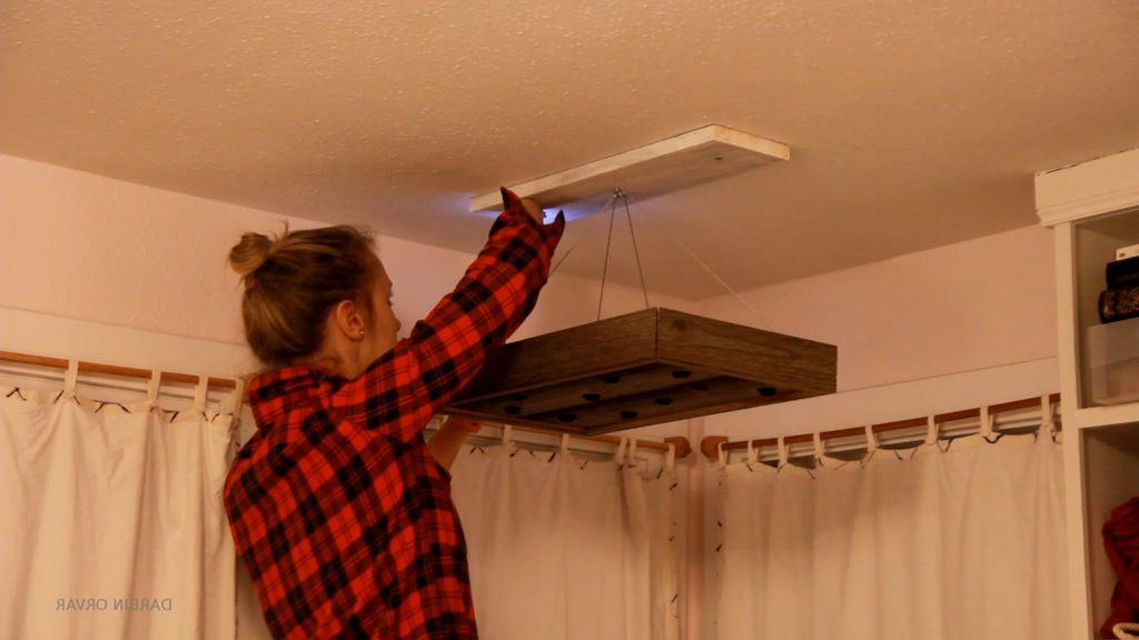 Люстра из дерева - фото 17