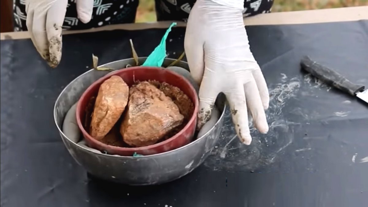 Необычный горшок из цемента - фото 9