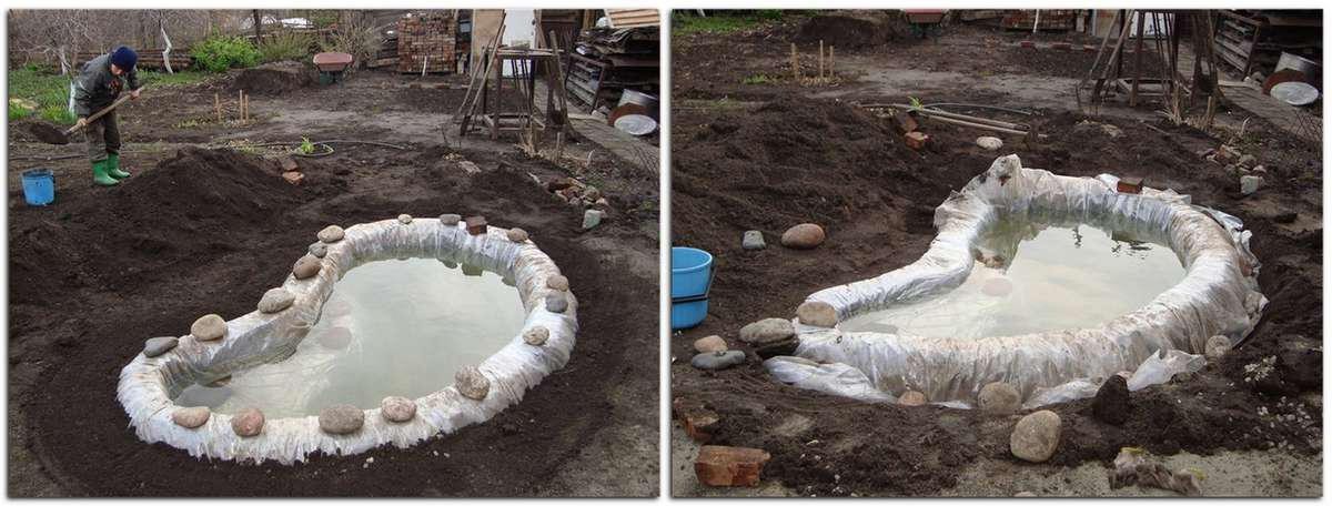 Удивительный пруд из полиэтиленовой пленки - фото 2