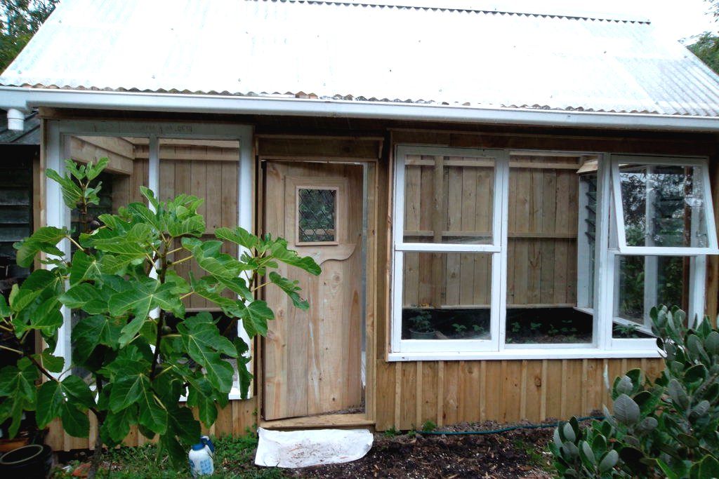 Теплица из старых окон - фото 12