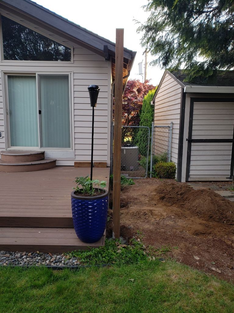 Арка из дерева с двойными качелями - фото 10