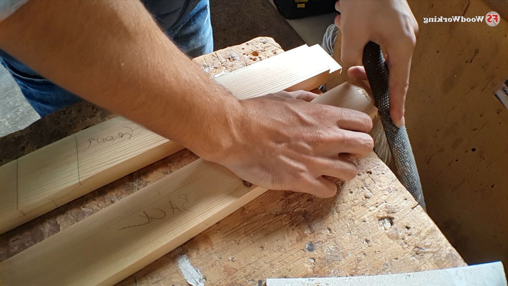 Деревянное кресло-качалка - фото 8