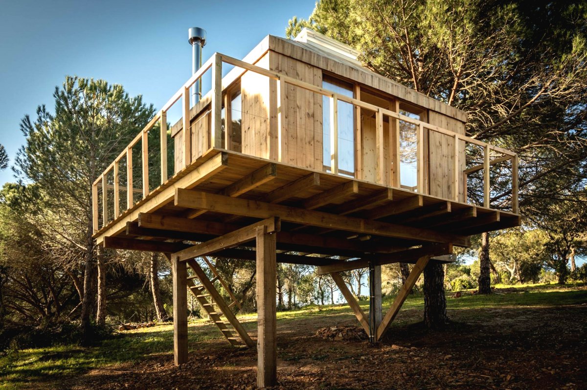 Домик на дереве своими руками - фото 7