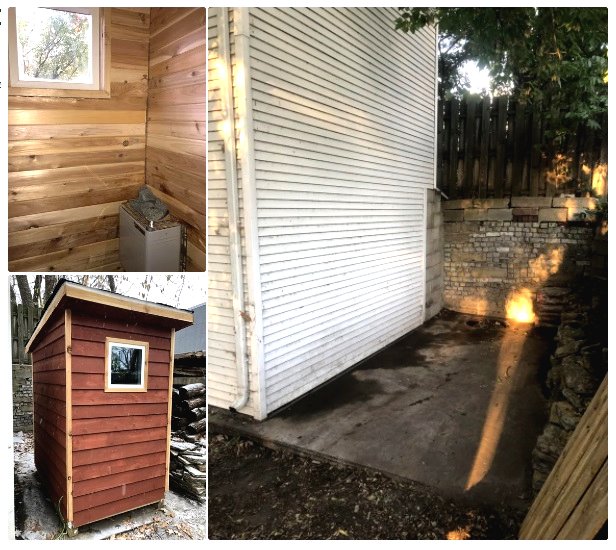 Маленькая сауна с нагревателем на 110 В - фото 3