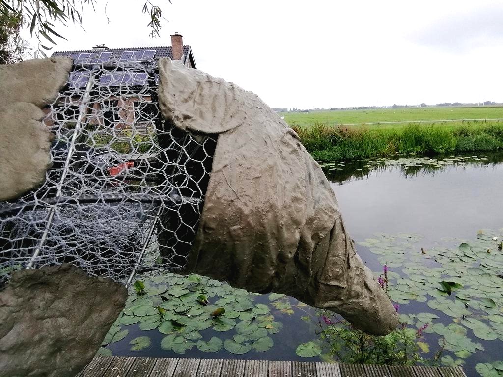 Рыба из бетона для пруда своими руками - фото 20